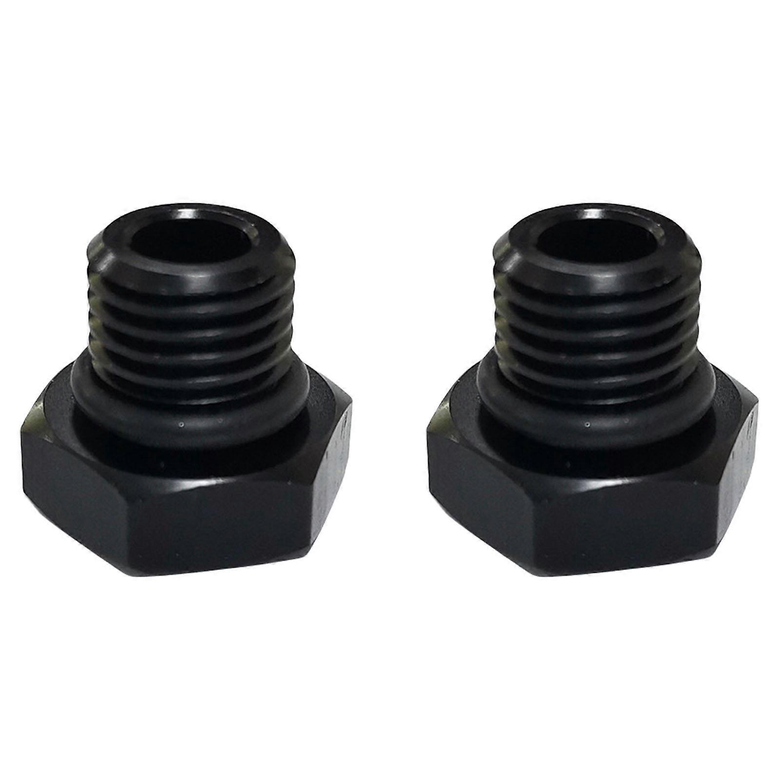 Heavy Duty Aluminum Hexagonal Head Plug Adapter Fitting Leakproof Fluid Connections Suitable For Fluid Gas Lines 1 Pair Multicolor