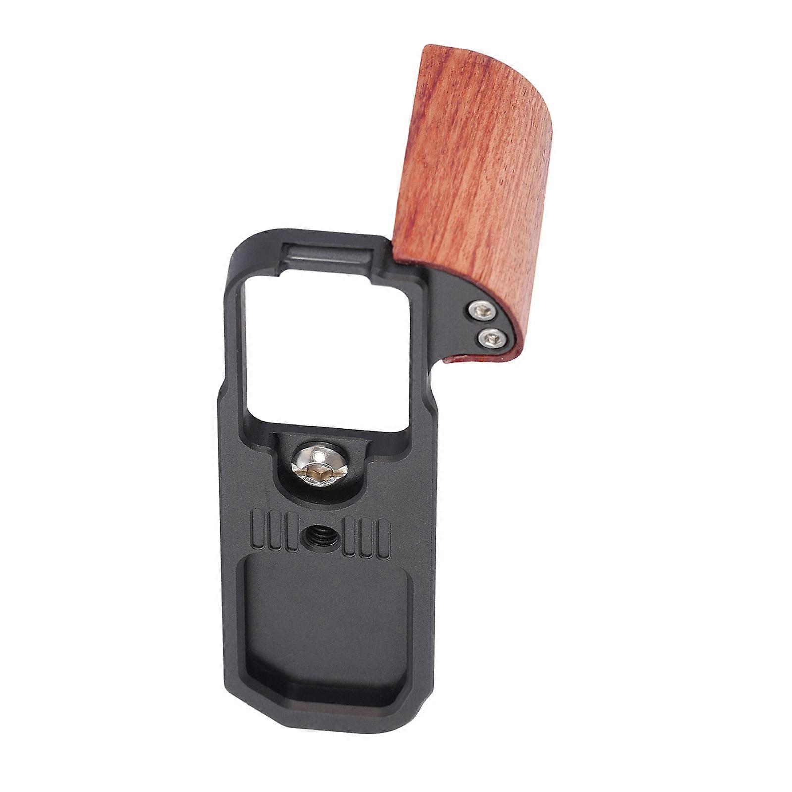 Hand Grip L Bracket with Wood Handgrip Handgrip L-Shape Grip for XT30 XT30ii XT20 XT10 Side Handle Cold Shoe Quick Release Plate Multicolor