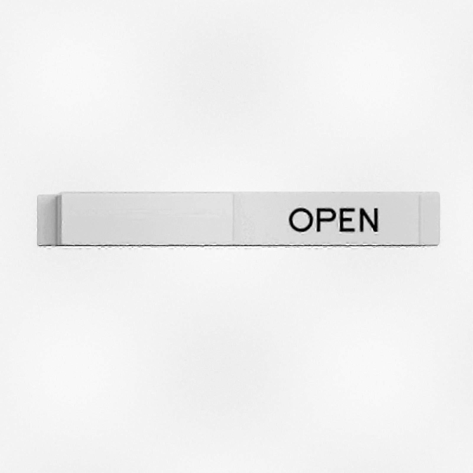 Store Entryway Double-Sided Open/Closed Sign with Clear Visibility - Weather-Resistant Notice Board for Retail Spaces