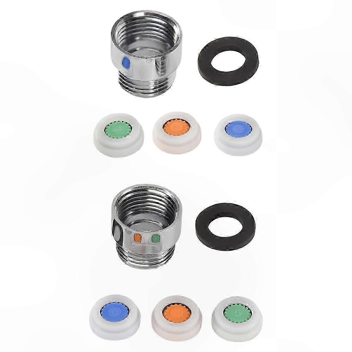 Shower Flow Restrictor Set, 2-Pack Water Saver for Showers, Up to 70% Reduced Water Usage