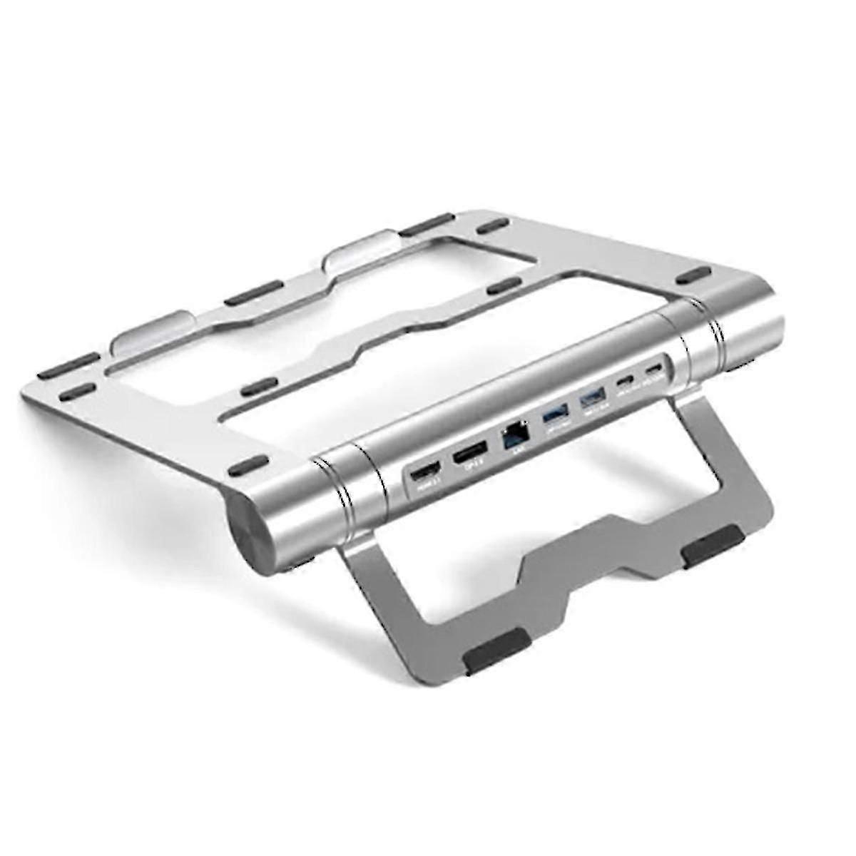 Aluminum Alloy Type-c Docking Station 7-in-1 Hub Usb3.1 10gbps Data Transmission Hdmi4k Ethernet Pd