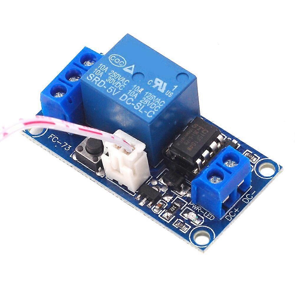 jixopn Bistable Relay Module Self Locking One-key Start-stop Single Chip Control (5v)