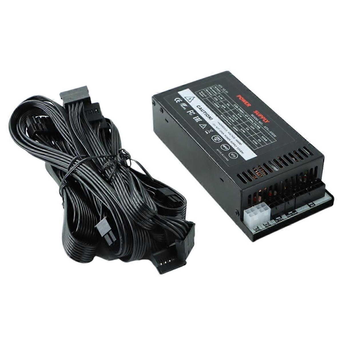 Alimentation PC 600 W entièrement modulaire 1U Flex ATX PSU 110-264 V ENP-7660B pour boîtier ITX Mini Game Desktop