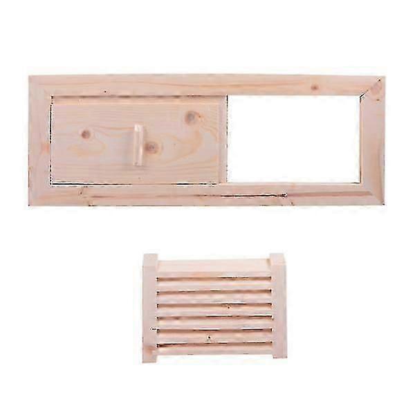 1 set basturumsluftventil persienner galler ventilationspanel basturumsutrustning