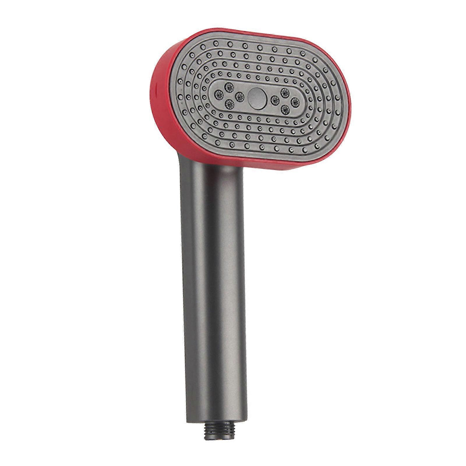 360 Rotating High Pressures Shower Head Multifunction Sprayers Water Softener Filter Easy Installation ABS Materials  Rose red