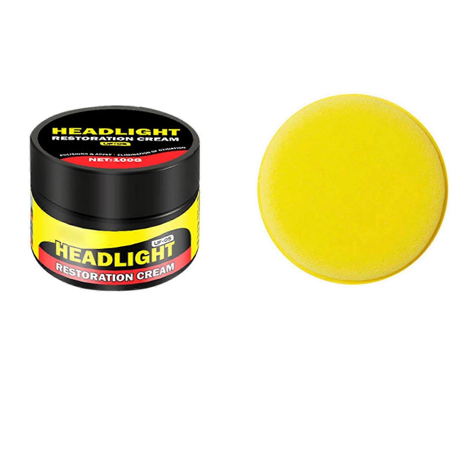 Automotive Frontlight Clarifying Cream For Dull Dull Glasses Manual Rehabilitation Acid Complimentary Protective Blend Multicolor