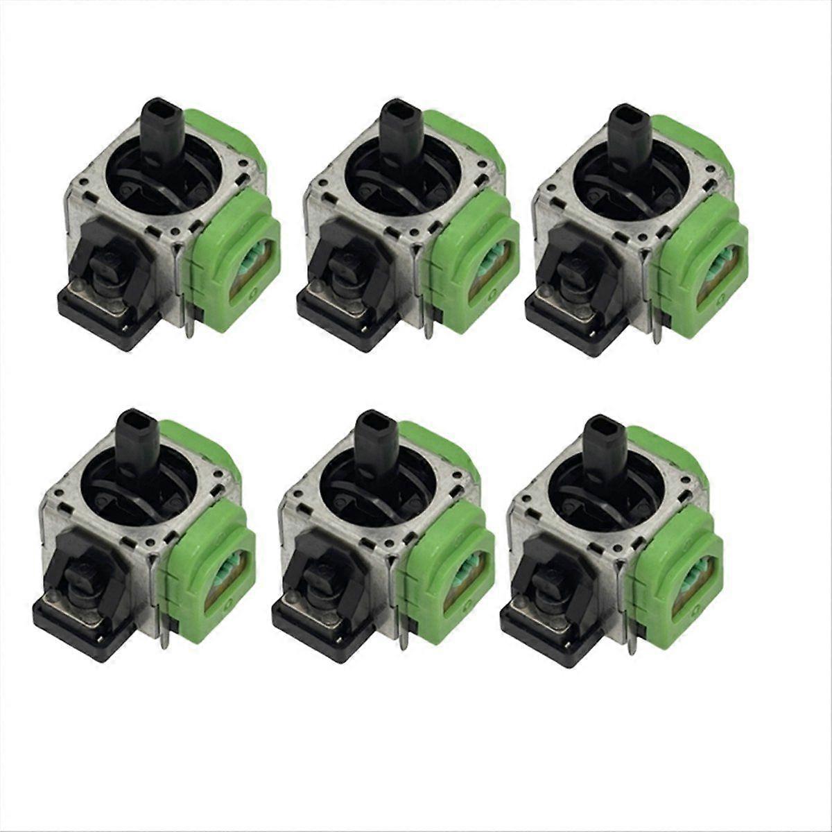 6PCS for PS5 Hall Electromagnetic Joystick High-Precision Adjustable IC Thumbstick 3D Analog Stick