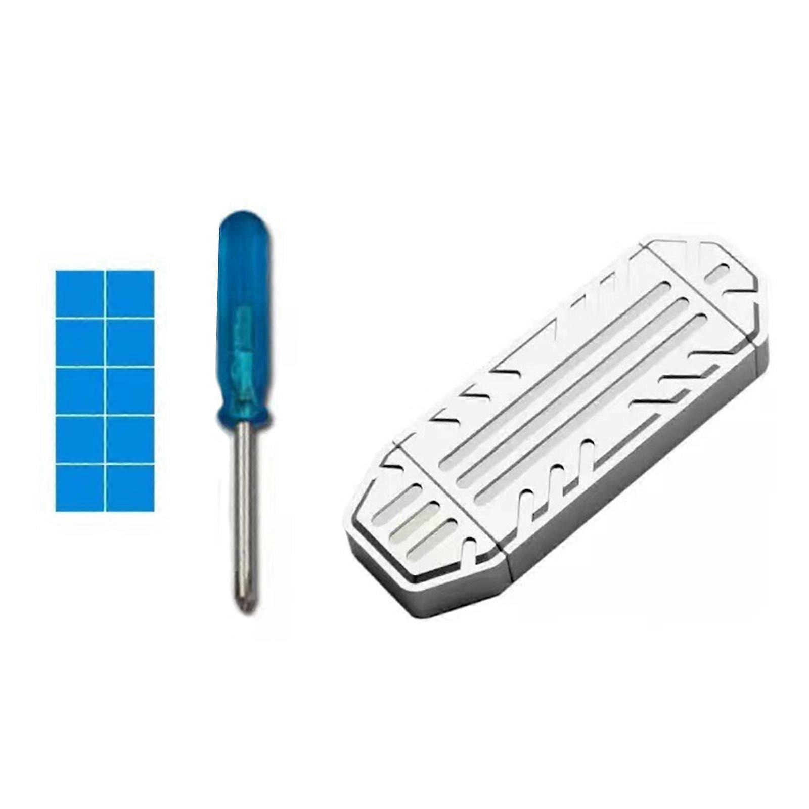 M.2 NVME Solid Disk Case Enclosure USB Type C Fast Data Access Enhances Read/Write Speeds Solid Disk Housing Case Multicolor