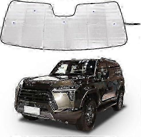 Windshield Sun Shade Compatible with Le-xus GX 550 2024, Front Window Sunshade Heat Blocker Visor Protector Reflective Sunshade Keep Your Car Coo