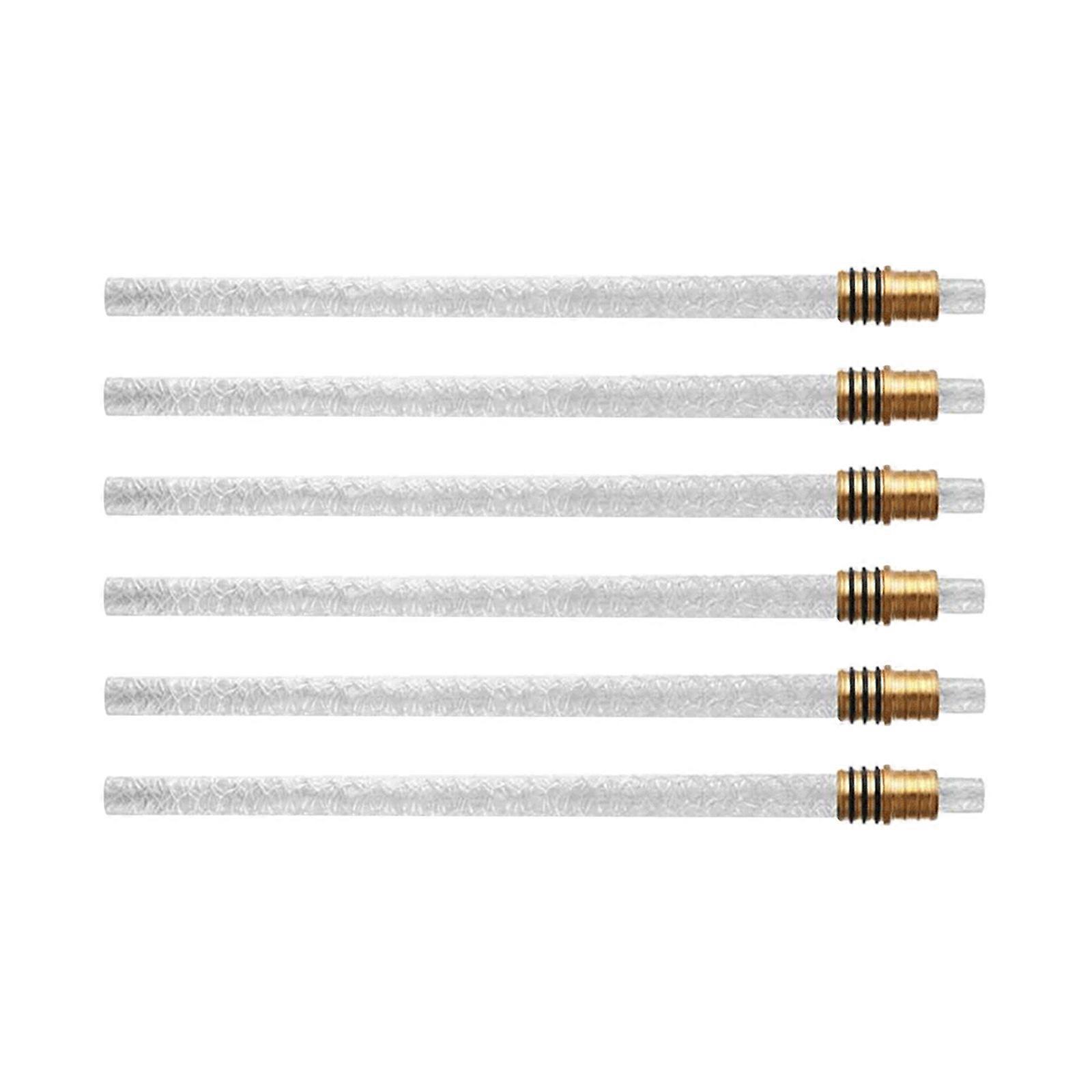 Wine Bottle Torch Set Fiberglass Torch Replacement Wicks Torch Wicks Brass Lamps Cover Wick Holders for DIY Crafts Multicolor