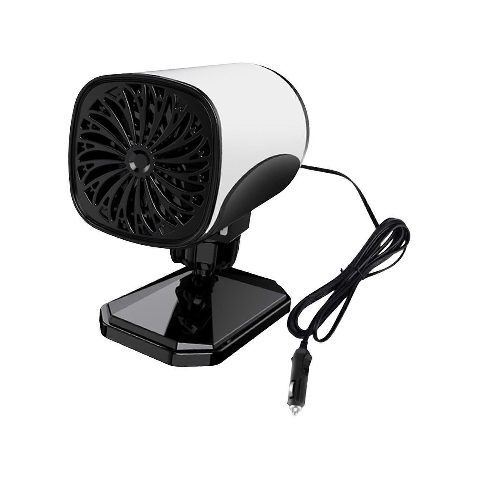 12V Car Heater Defroster 360° Rotating Electric Window Demister for Trucks SUVs Vans Scooters