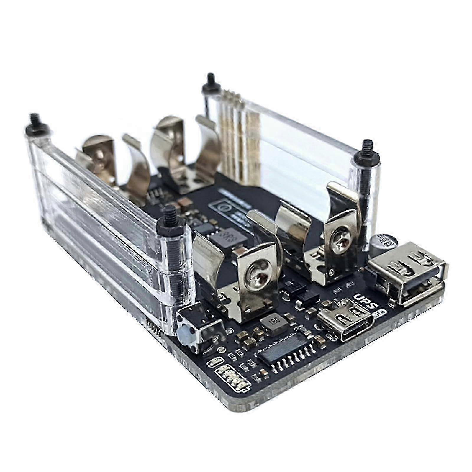 ForRaspberryPi UPS Power Supply Expansion Board with External Power Plugin Detection and Battery