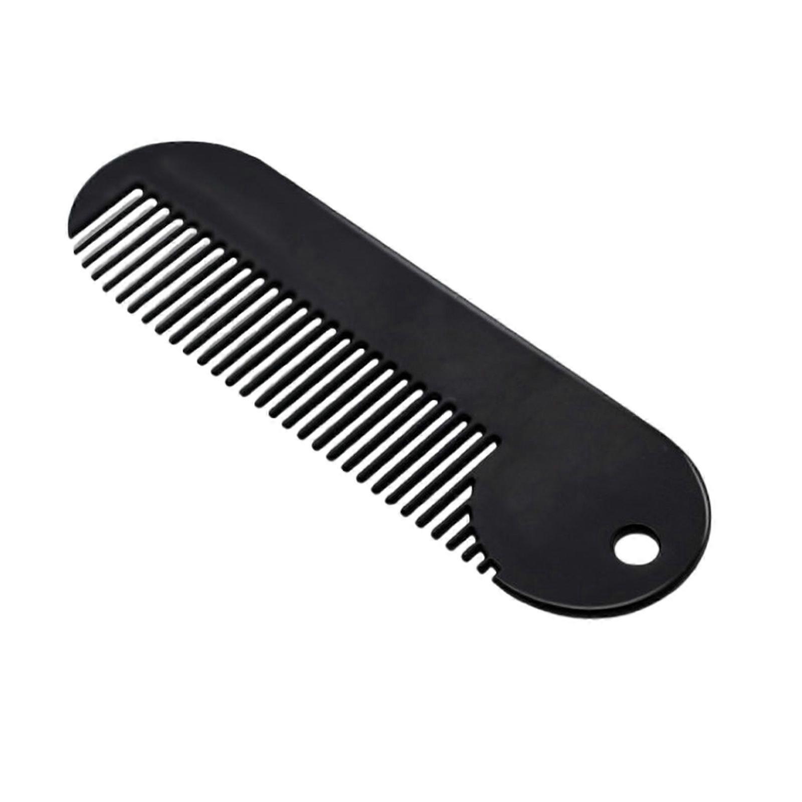 Practical Mustache Comb Shaving Brush Travel Comb Pocket Comb Beard Comb Multicolor