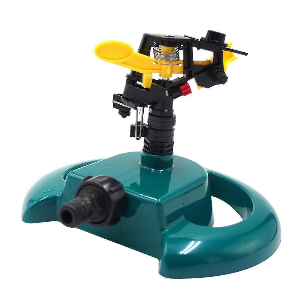 Rotary Lawn Sprinkler 360° Rotation Water Saving Garden Irrigation Sprayer with Durable Base