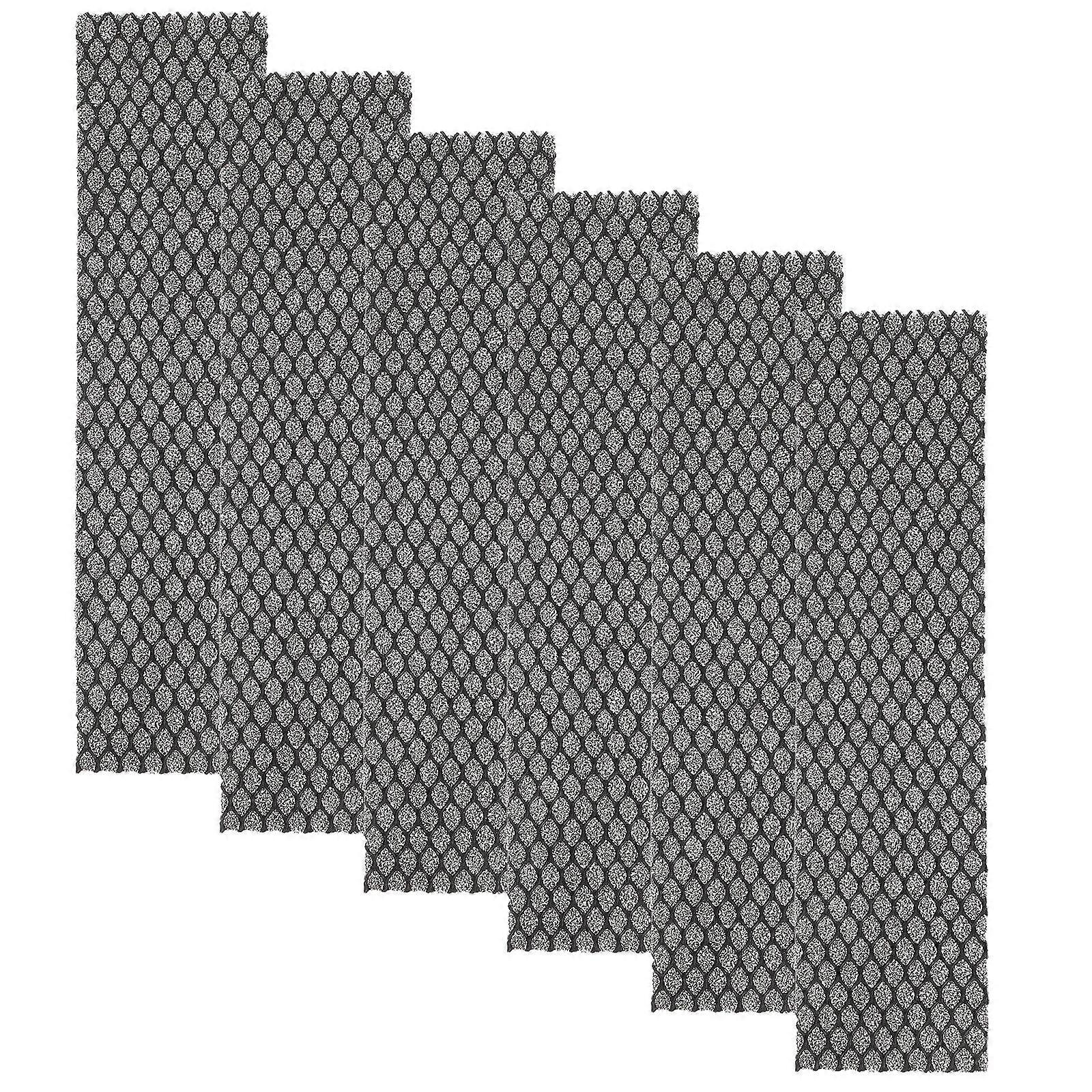 Air Conditioner Filter Cotton for Air Vent Cleaning 6Pcs Black Home Use