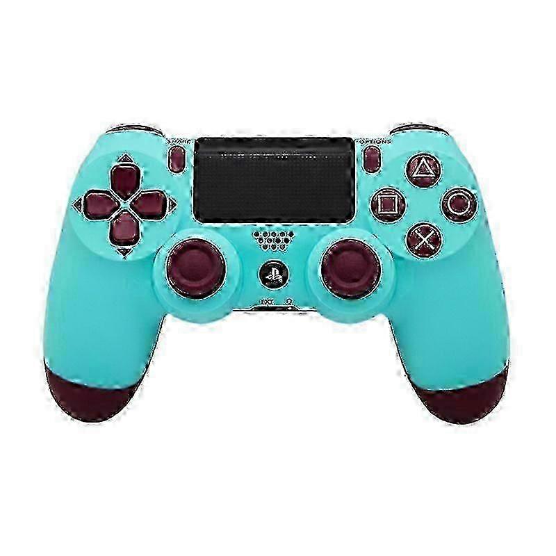 Same style ps4 game controller, wireless bluetooth controller steam computer double game controller PS4 vibration Berry Blue