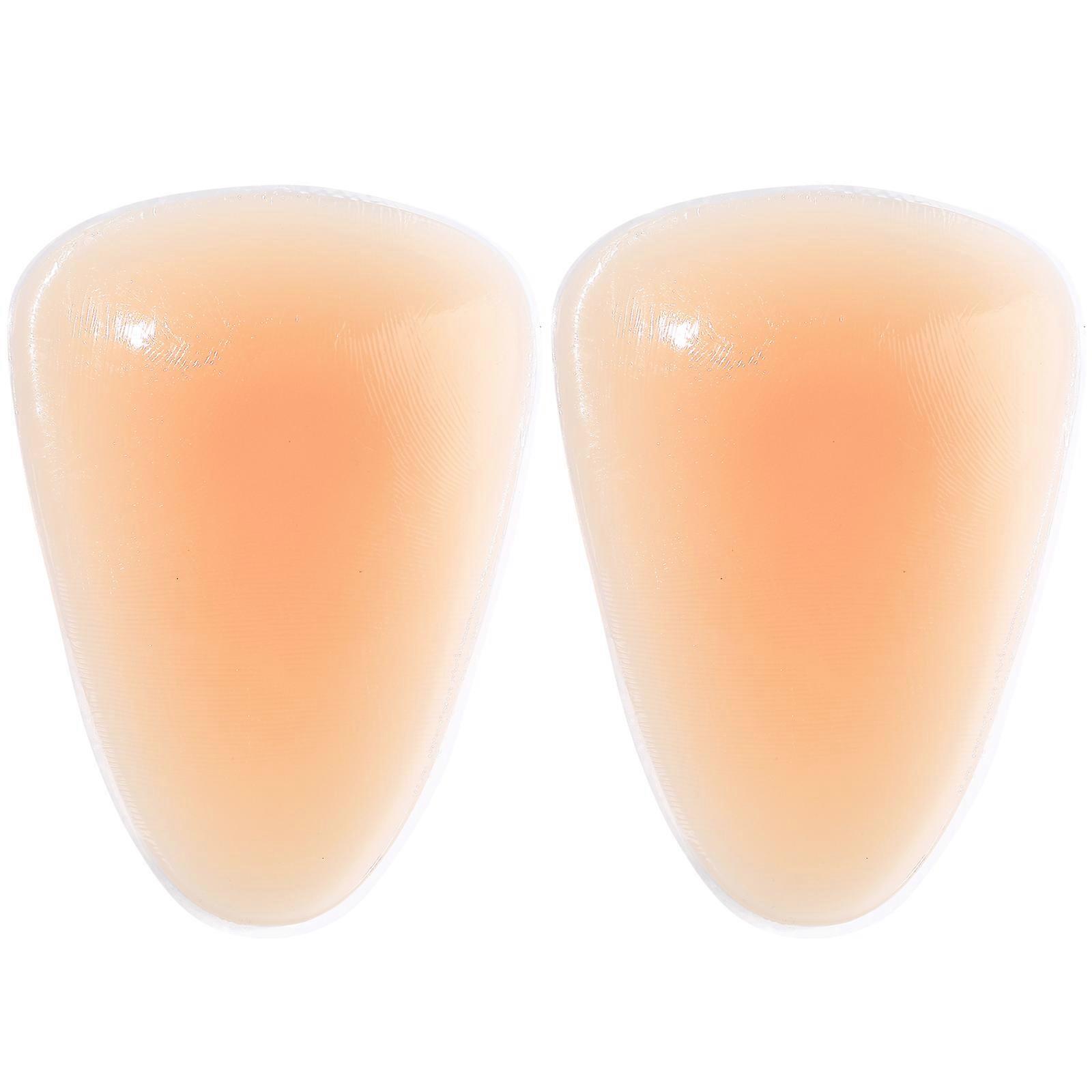 Silicone Knee Pads for Children with Adhesive for Secure Fit Beige Color Flexible and Safe Design