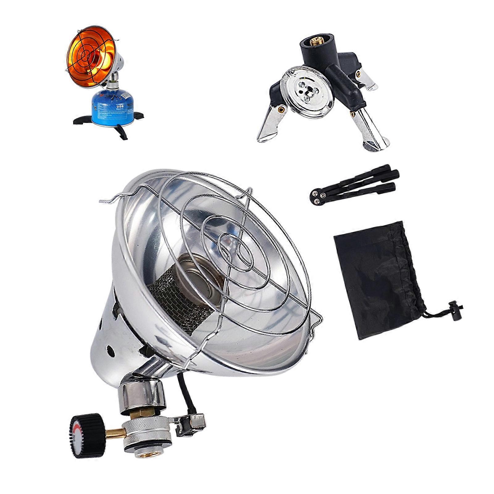 Multipurpose Camping Heaters With Quick Ignitions System Compacts Light weight For Cooking Warming Outdoor Trip  Silver