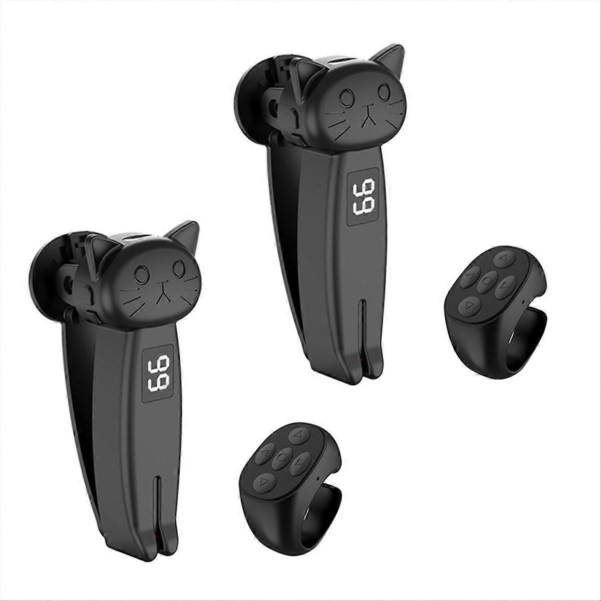 2Set Remote Control Page Turner Auto Clicker Bluetooth 5.3 for 