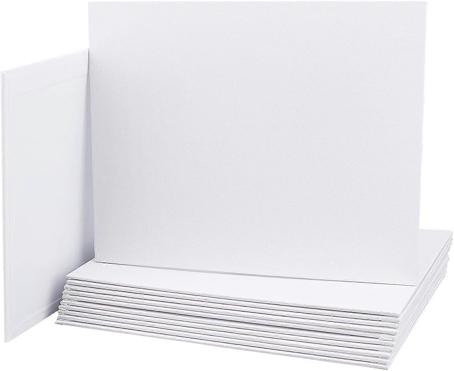 12 Pcs Painting Canvas Panel 9.84"x7.87" Canvas Panel Drawing Boards Square Canvas Panels for DIY Art Painting 25x20x0.3cm