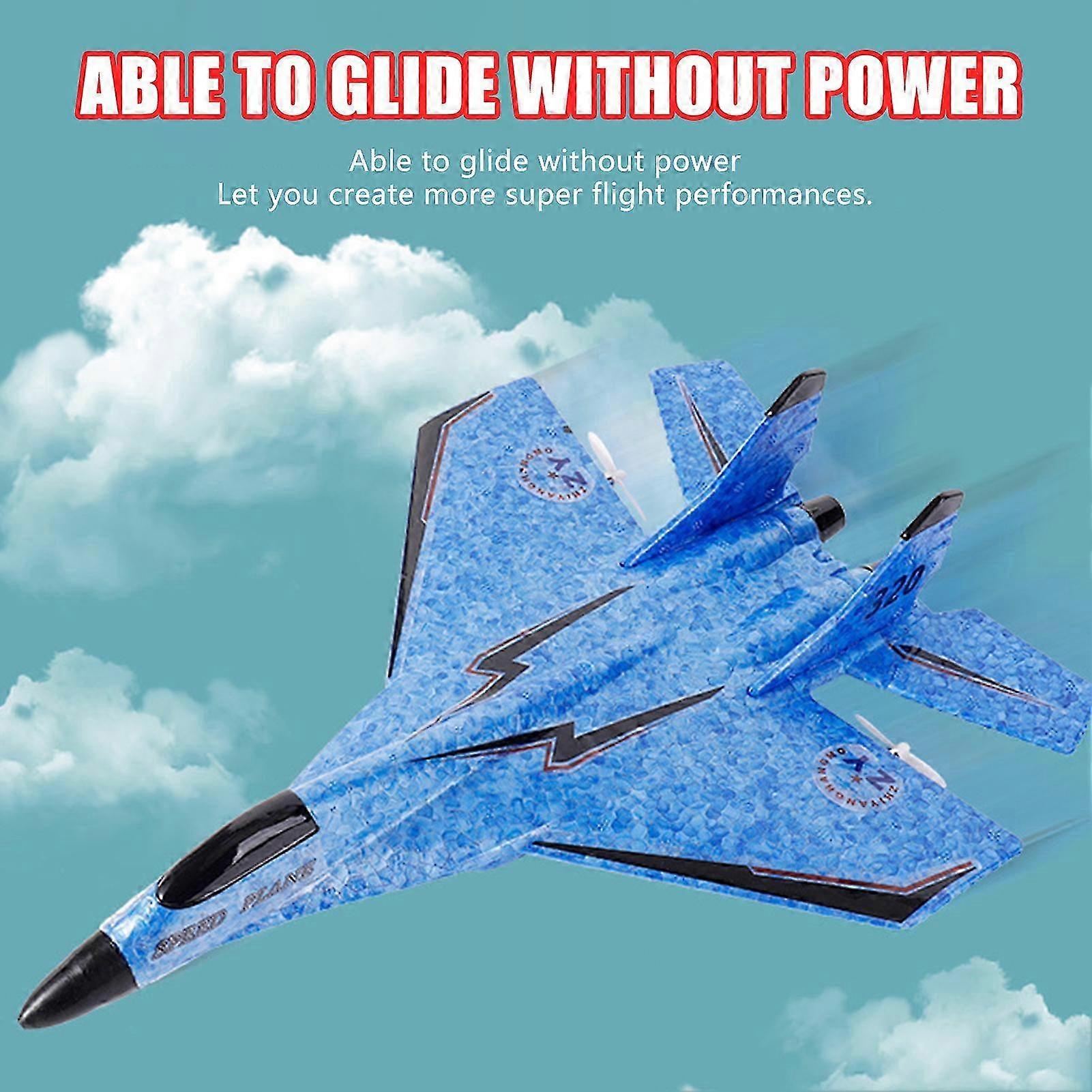Remote Control Wireless Airplane Toy Drop-Resistant Foam RC Air Planes Fighter For Adults Aircraft Enthusiasts.