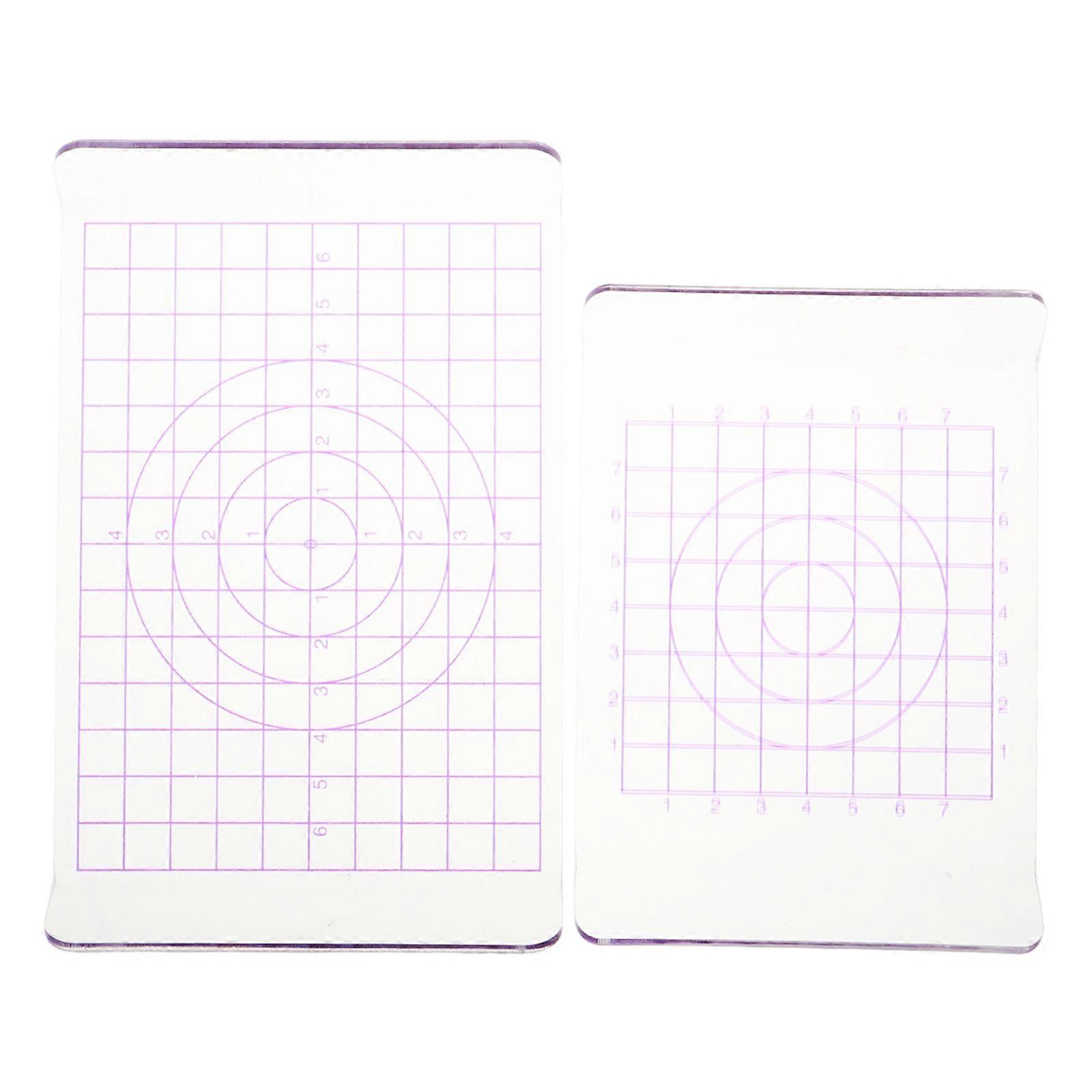 Clay Accessories Acrylic Sheet for DIY Clay Rolling and Sculpting 2Pcs Set