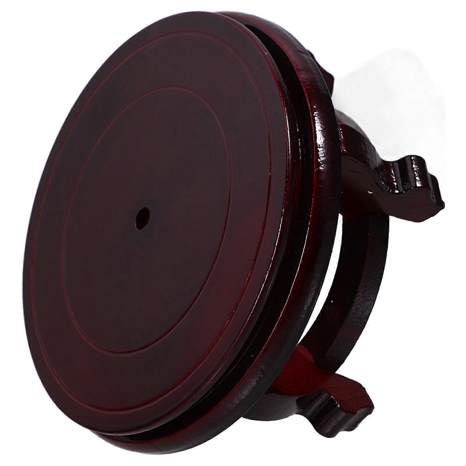 Blumentopf-Untersetzer aus Holz, hellbraun