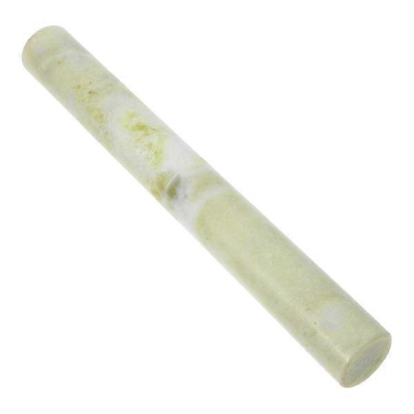 Natural Marble Rolling Pin, Improved Performance, Meets Various Kitchen Needs Green 21.00X2.50X2.50CM