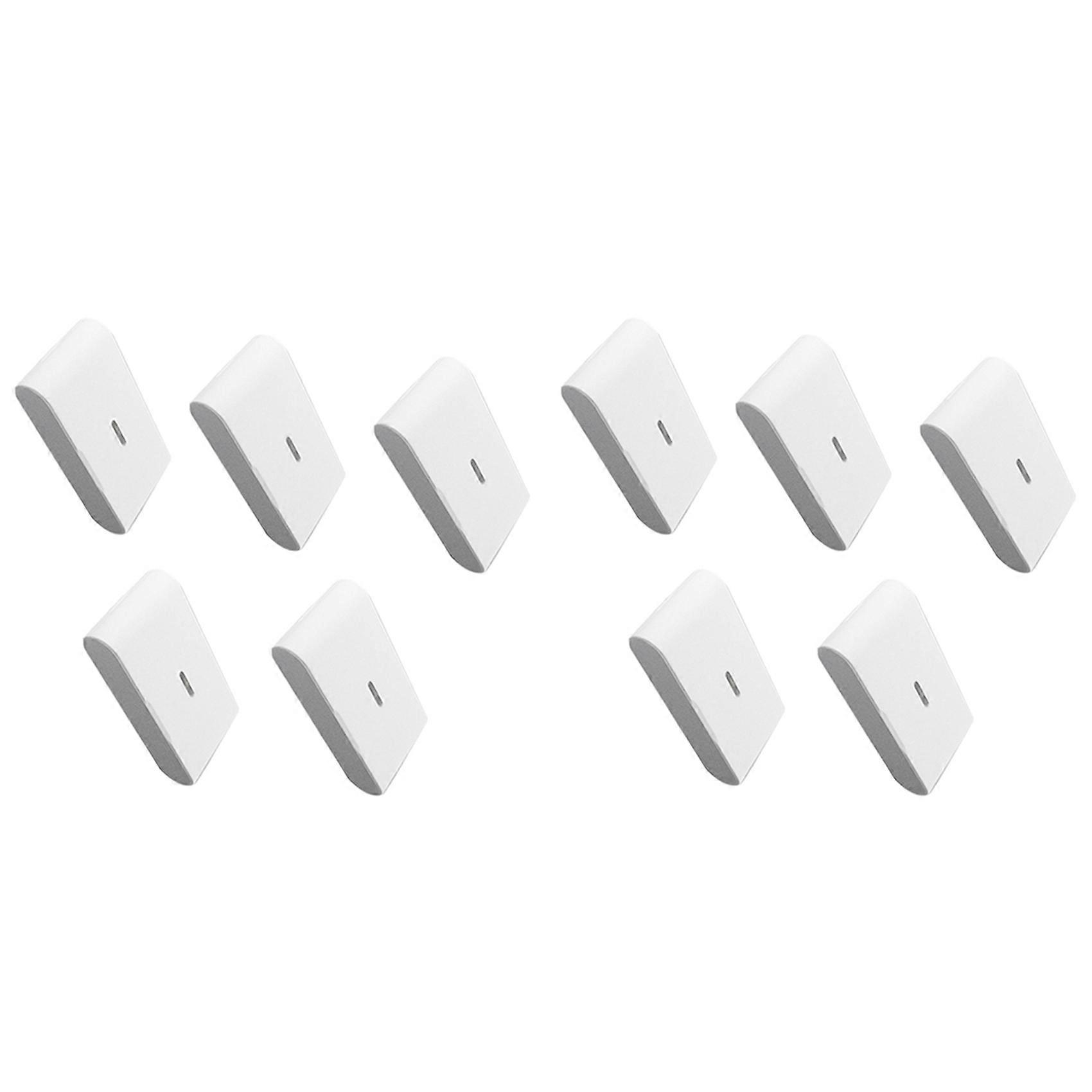 10pcs 433MHz Wireless Vibration Glass Break Detector, Adjustable Sensitivity, Compatible with Alarm Systems