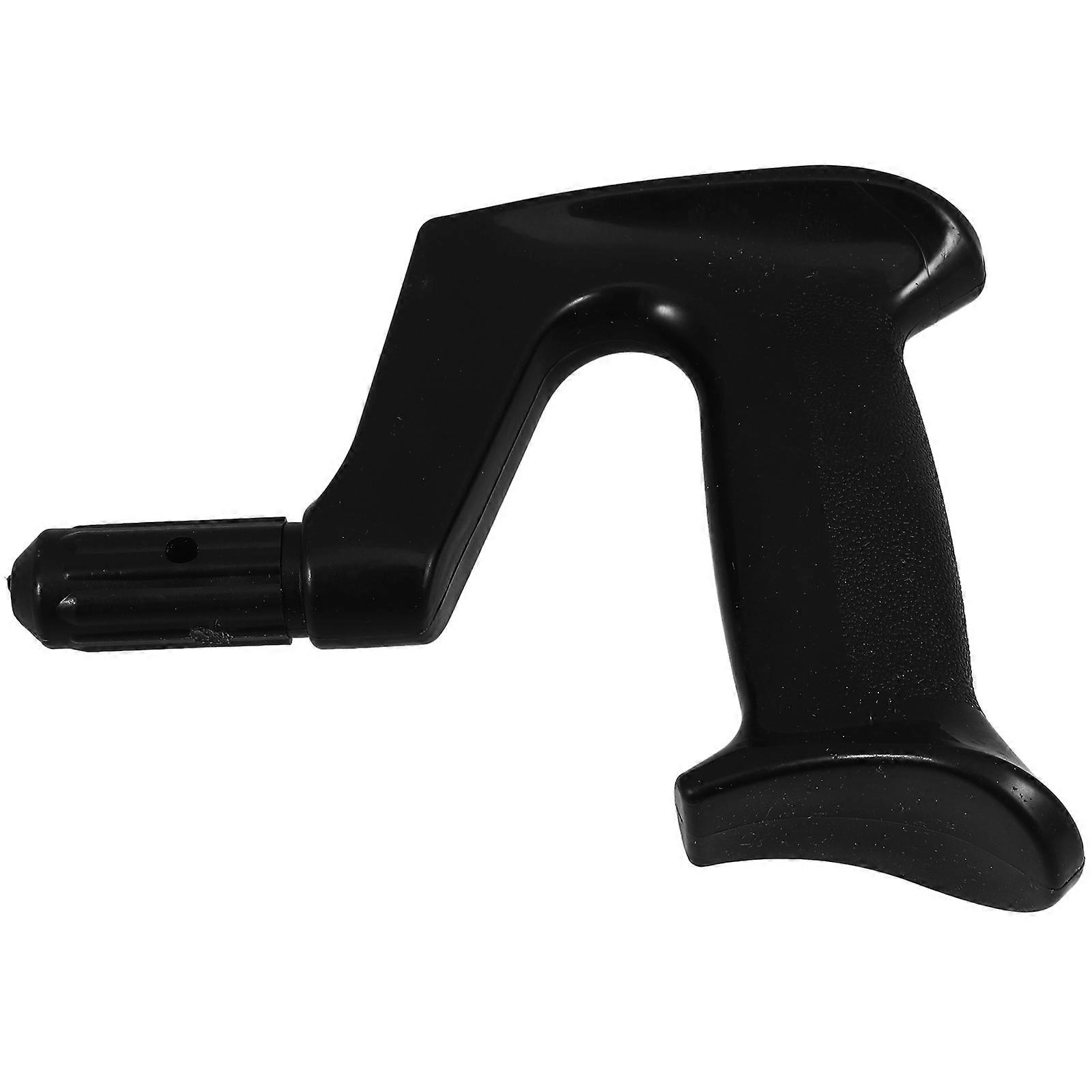 Black Walking Cane Handle Replacement for Daily Use 1 Piece Comfortable Grip