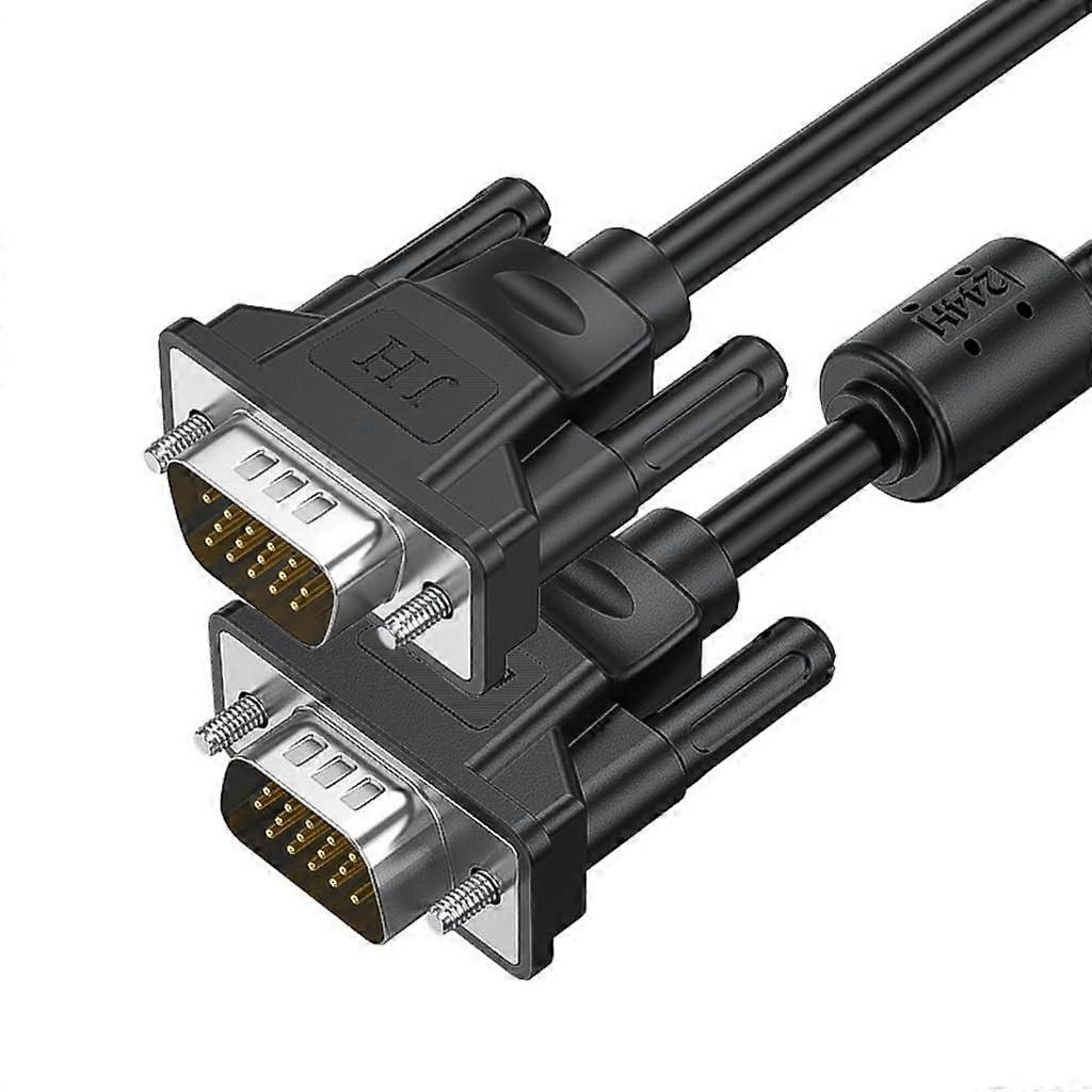 VGA Cable 15Pin Male To Male, Durable Display Cable, 1080P Video Support, 3m Length, For Computers And TVs