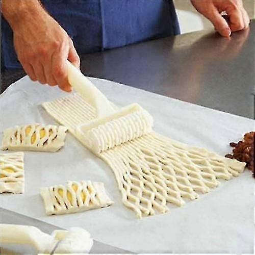 Baking Tool Dough Bread Cookie Pie Pizza Pastry Lattice Roller Cutter Craft