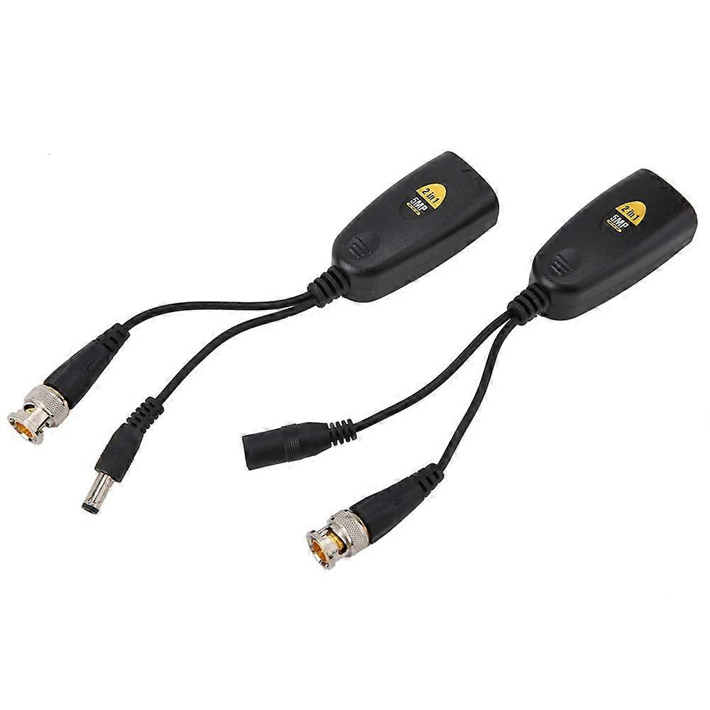 HD Video Power Balun Twisted Pair Transmitter 12V48V Surge Protected for CCTV Security Cameras