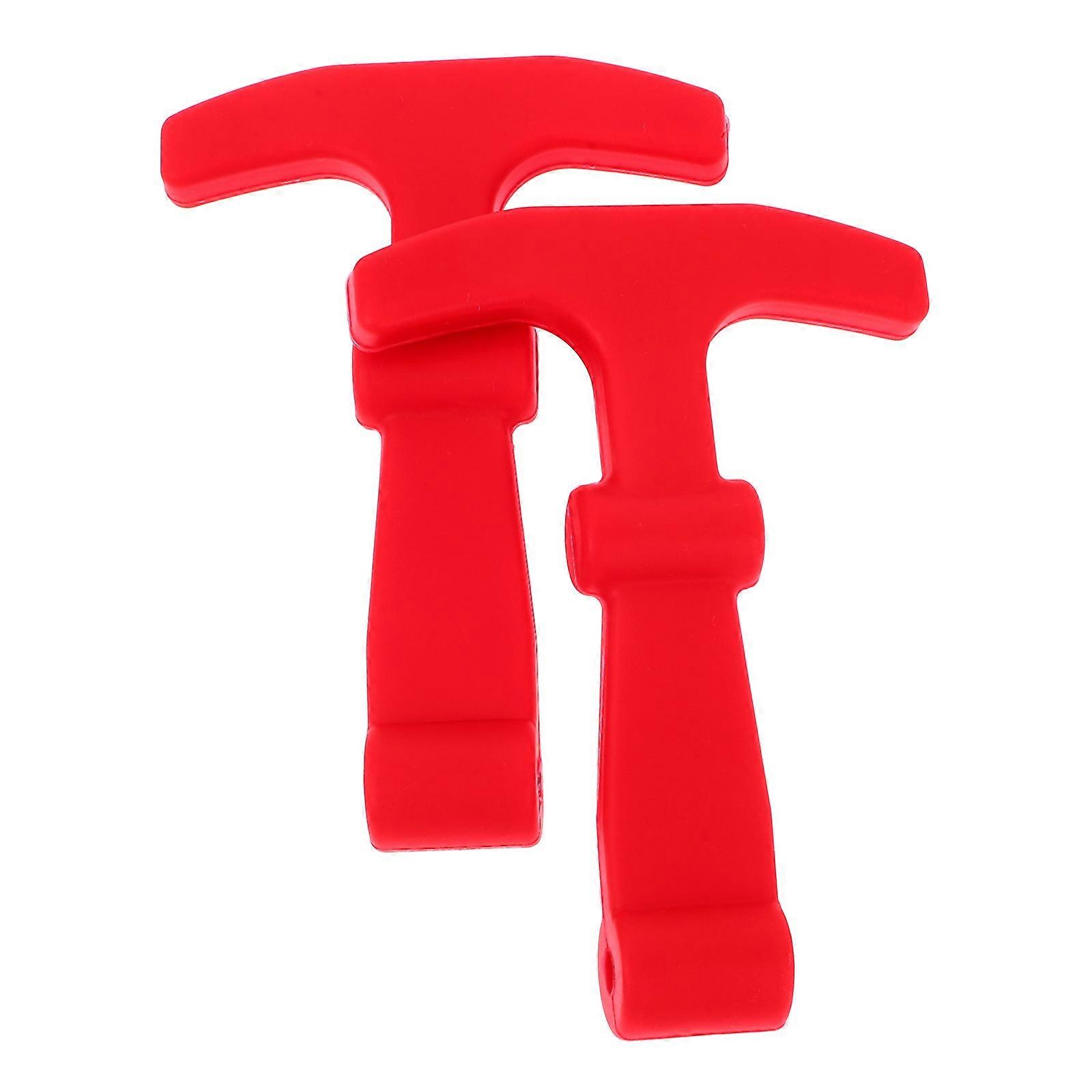 2Pcs Silicone T Handle Cooler Latches for Repairing and Replacing Cooler Lid Latch Silicone Latch