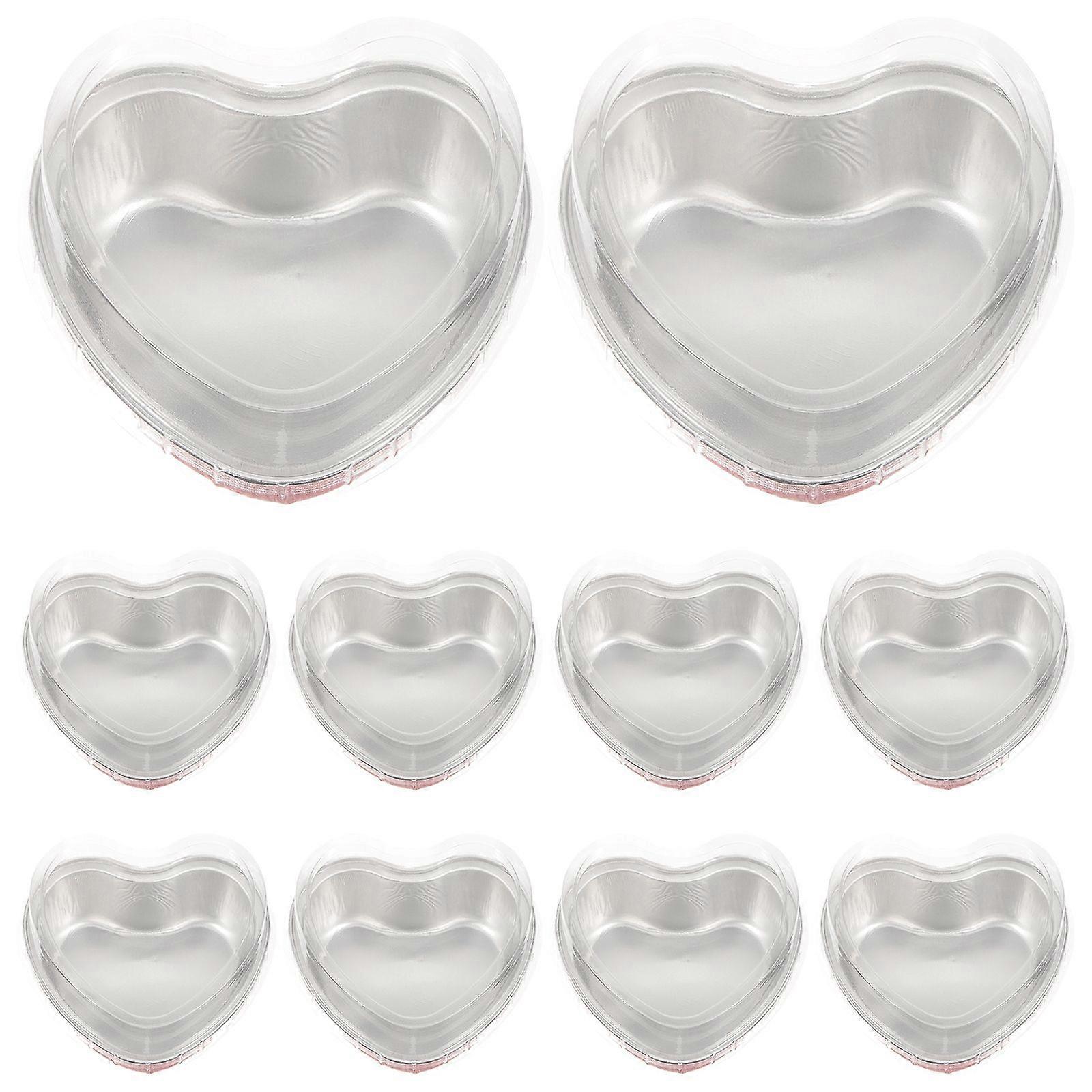 20Pcs Disposable Baking Cups Aluminum Foil Muffin Baking Cups Oven Cake Baking Boxes