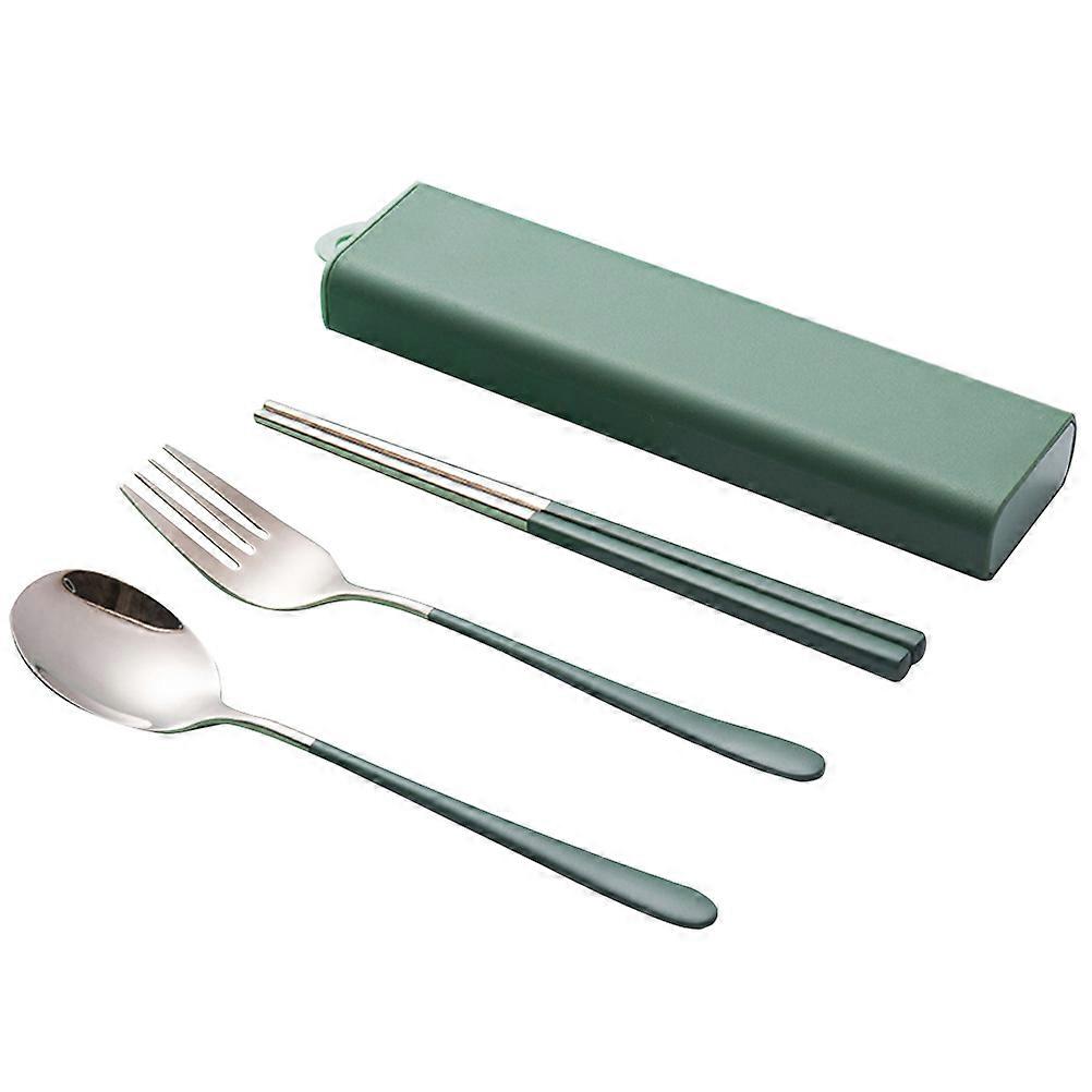 Portable Flatware Set Stainless Steel Chopsticks for Eating 1Set