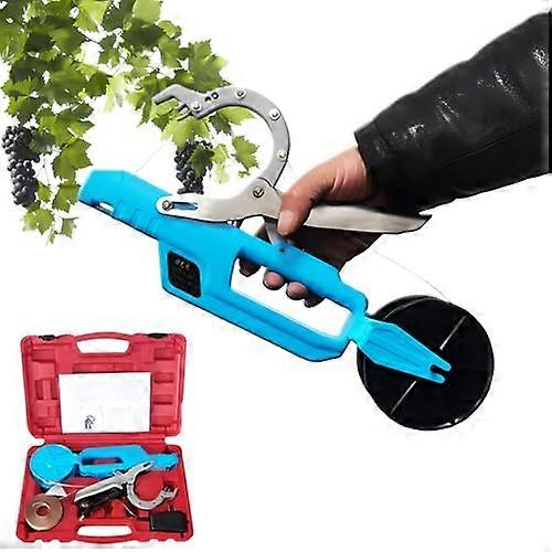 Electric Plant Tying Machine with 90m Wire, Fast Binding Cordless Vineyard Tool for Vine Support