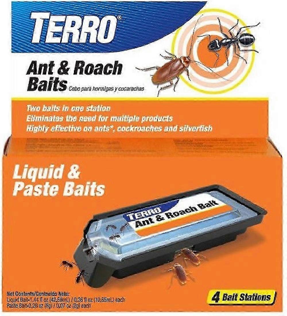 Terro T360 Indoor Ant And Roach And Paste Bait 4 Pack 25-26