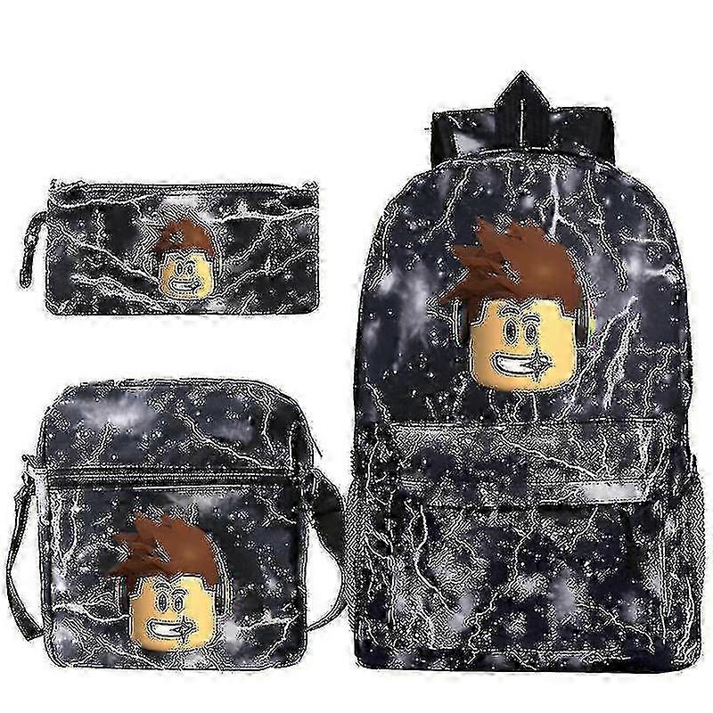 Roblox Backpack Three-piece School Bag-L 2025