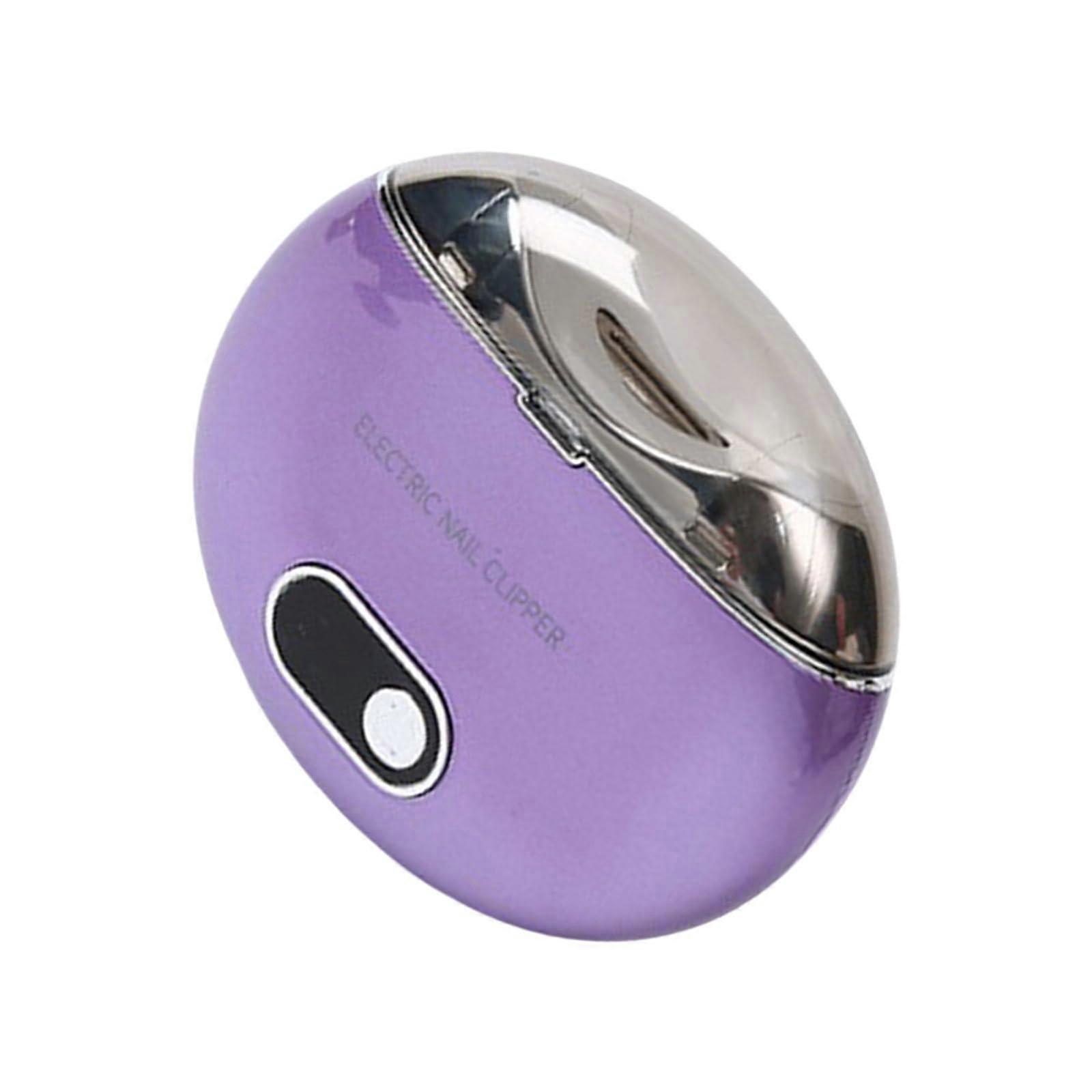 Electric Nail Trimmer with BuiltIn Clip Storage, USB Rechargeable, LED Light, OneButton Control