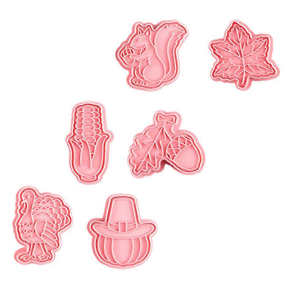 Biscuits Molds Creative Cookie Molds for Kitchen Use 6Pcs Baking Tools