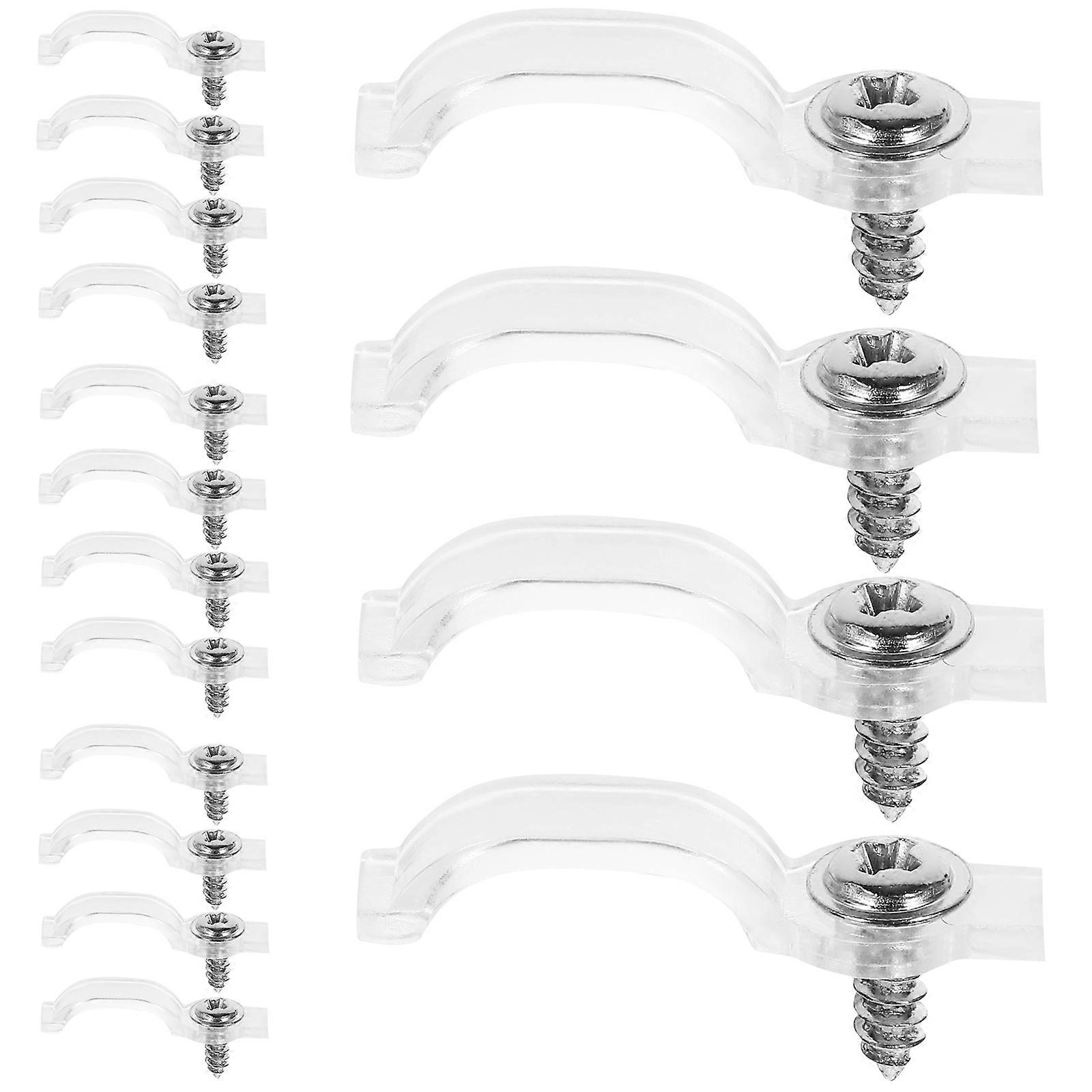 LED Strip Light Mounting Clips for Bar Light Fixing 100Pcs Pack