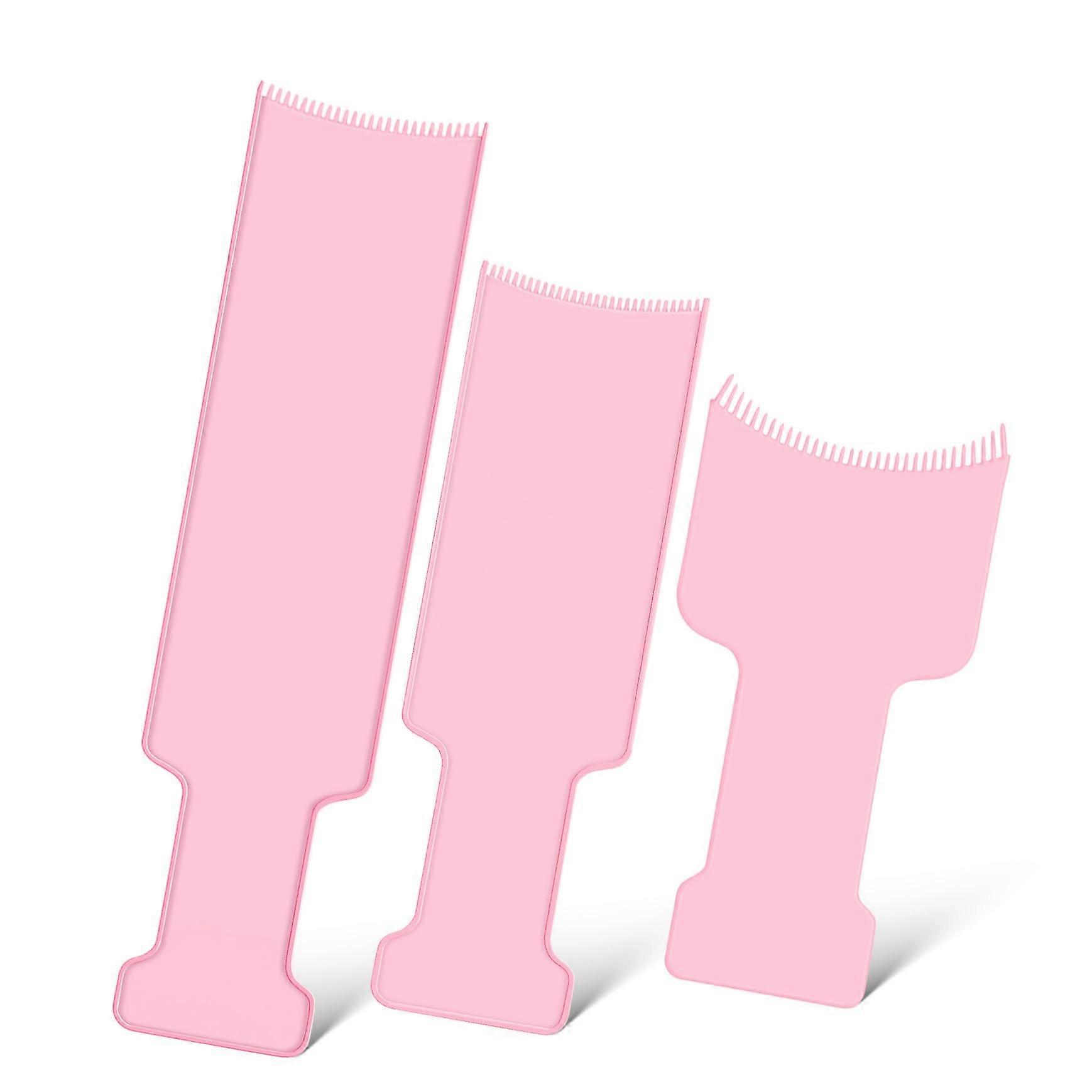 Professional Hair Highlighting Comb Set with Balayage Board for Precise Dye Application, 3Pcs