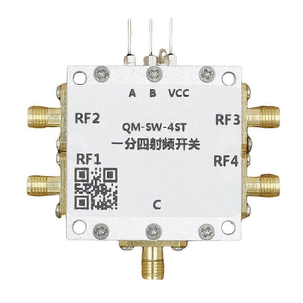 0.1-6GHz RF Switch SP4T RF Switch High Isolation 1/4 Microwave Electronic Switch RF Switch