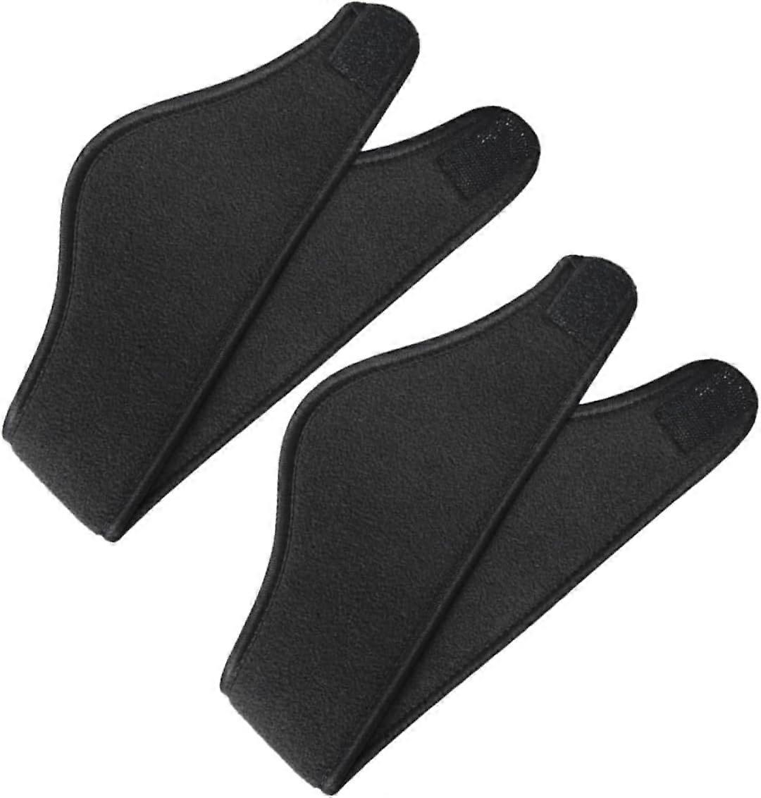 Two-piece winter fleece earmuff set, warm and comfortable
