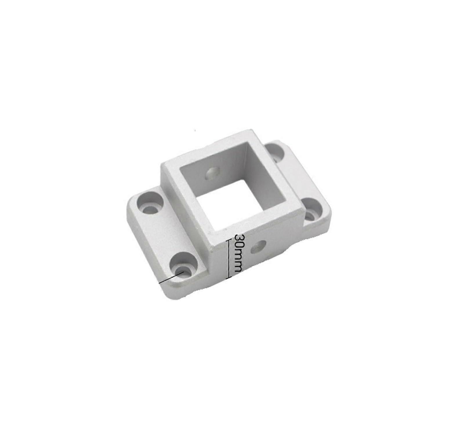 4040 Aluminum Profile Bilateral Base Bracket HeavyDuty DualSide Support Foot Silver
