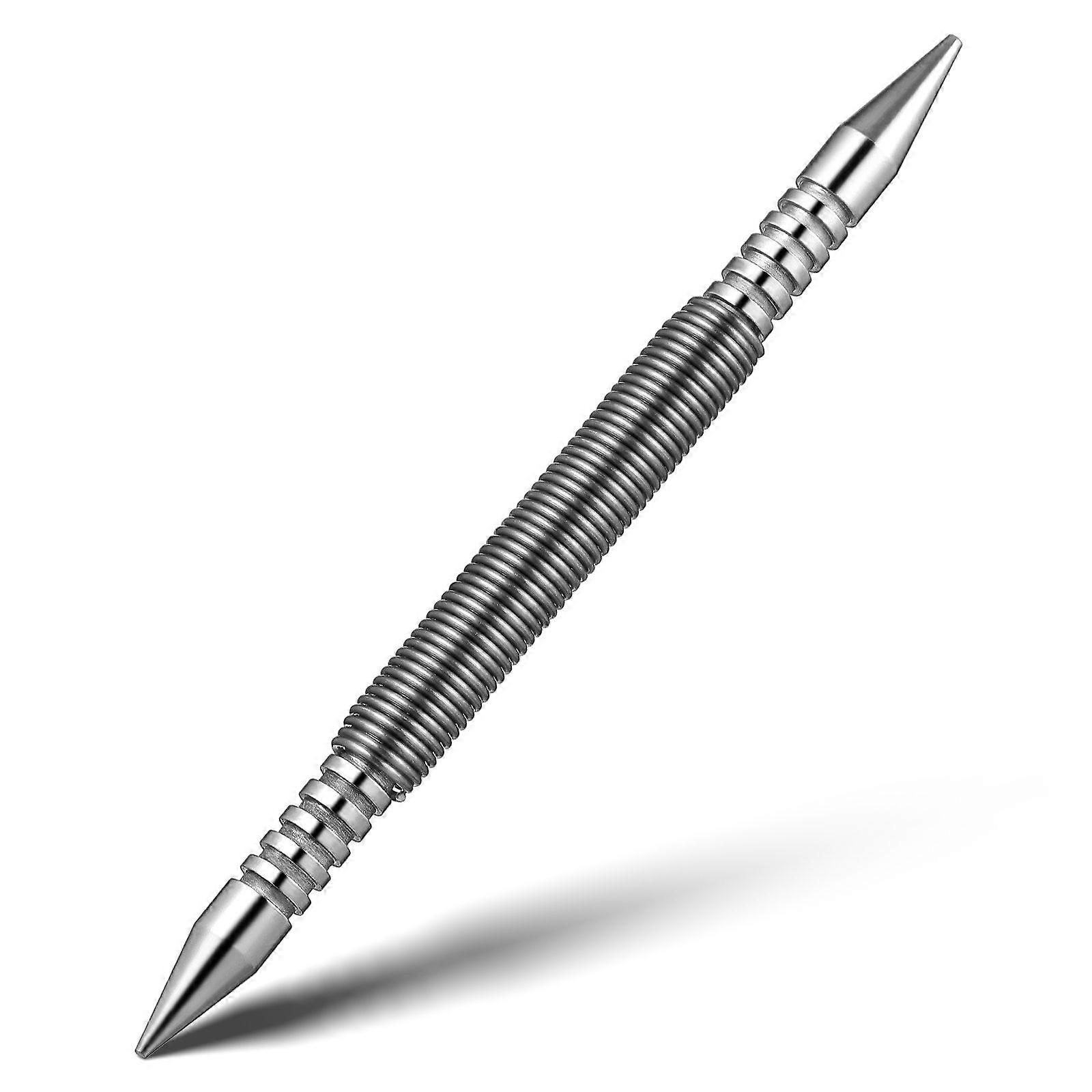 Small Dual Head Nail Setter Practical Spring Nail Punch Spring Loaded Center Punch