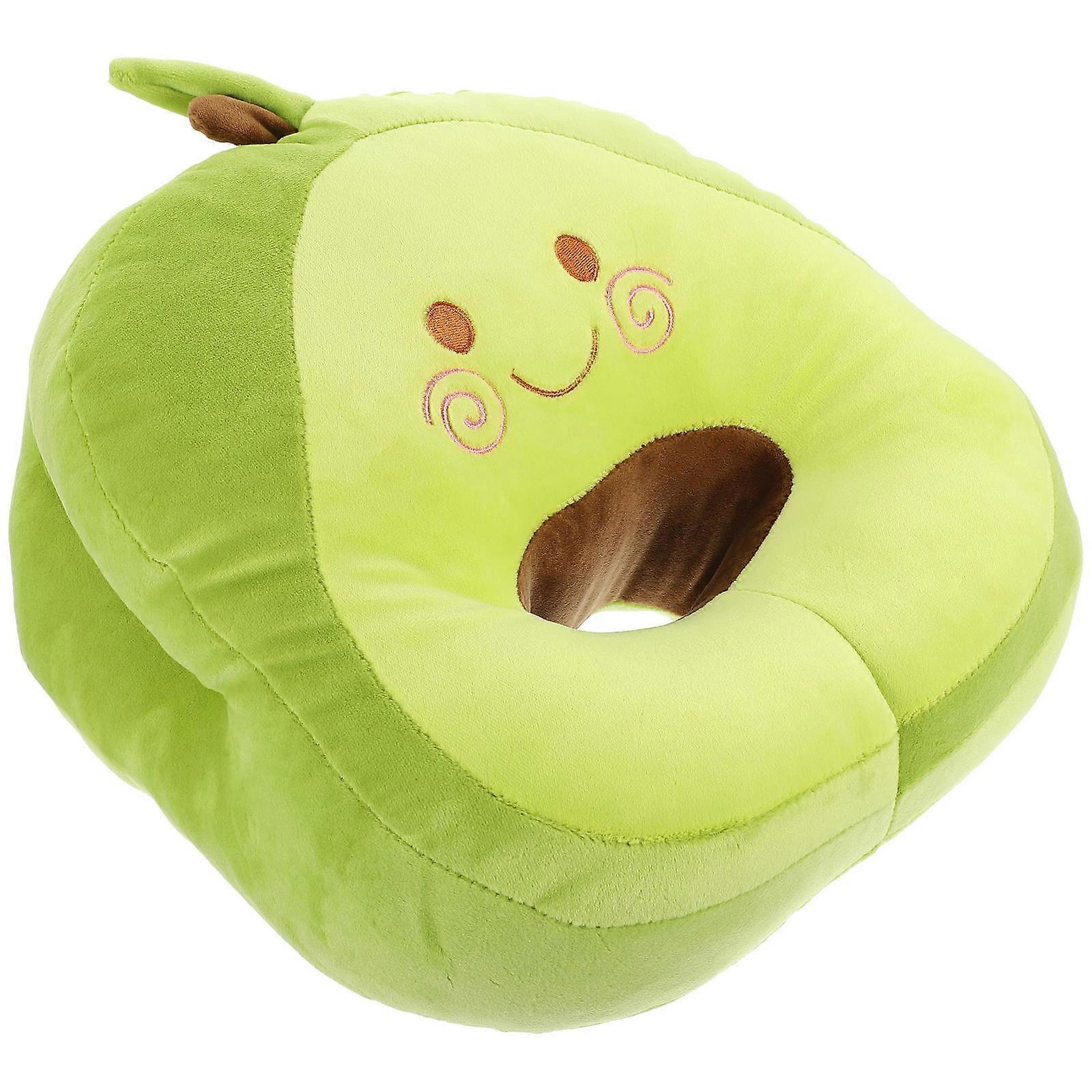 Green Cartoon Stuffed Napping Pillow for Comfortable Use