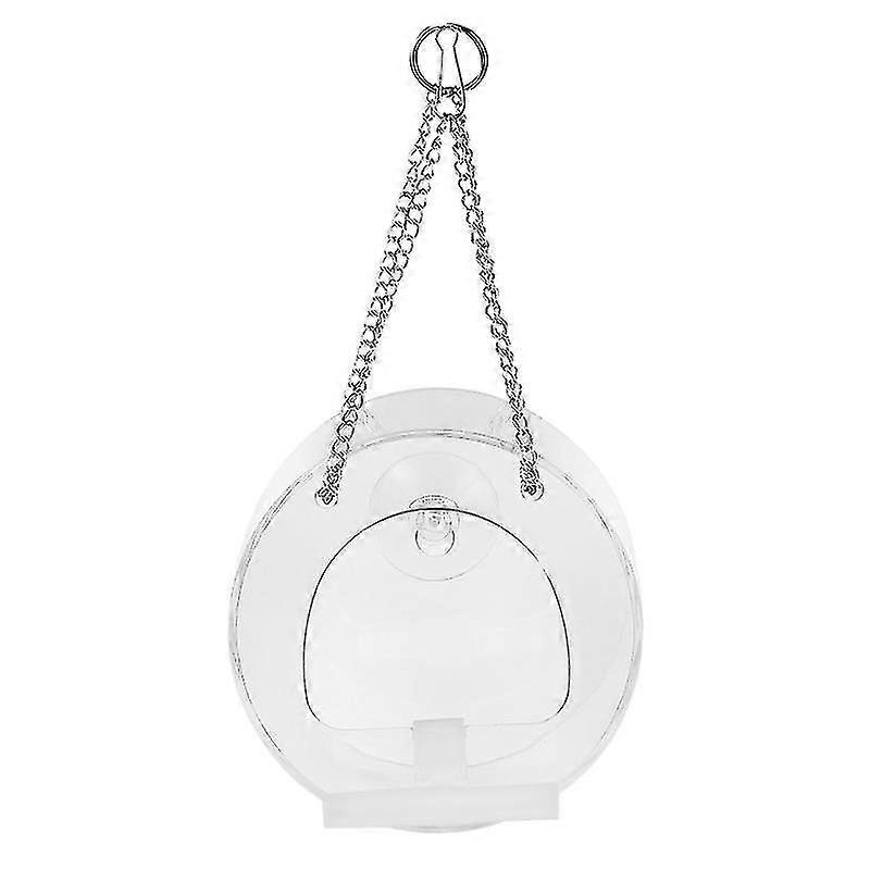 1pcs Transparent Bird Feeder