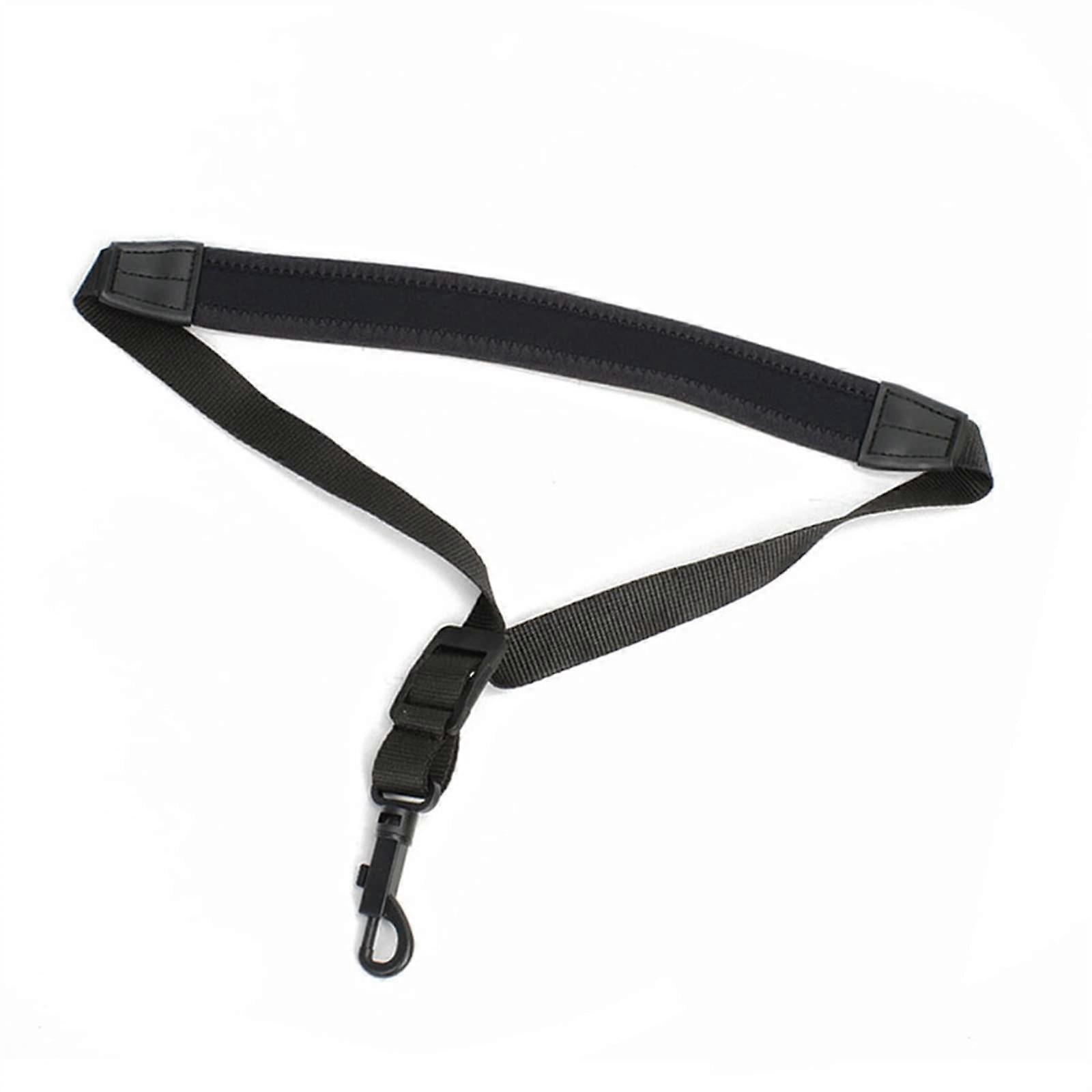 Soft Padded Adjustable Saxophone Neck Strap for Alto Tenor Baritone, Comfortable Long Play